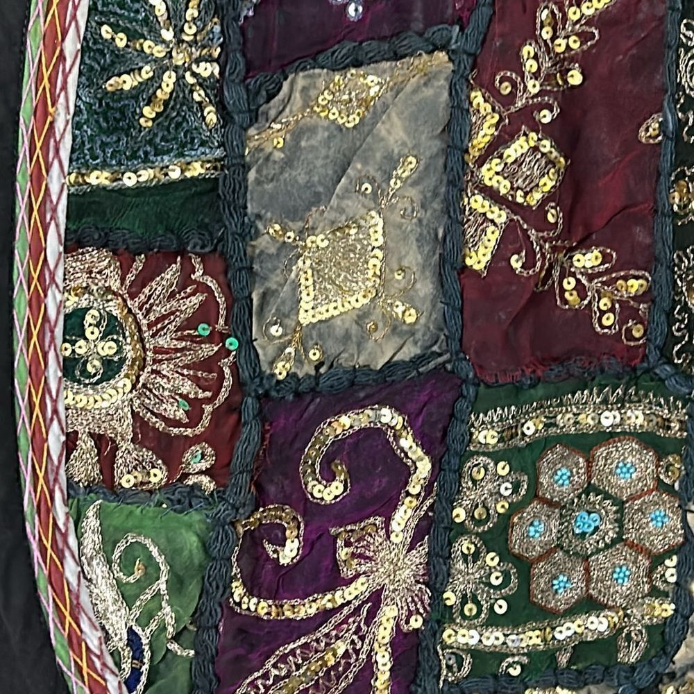 Beautiful Carla Freeman Sequins Patchwork Vest Si… - image 5